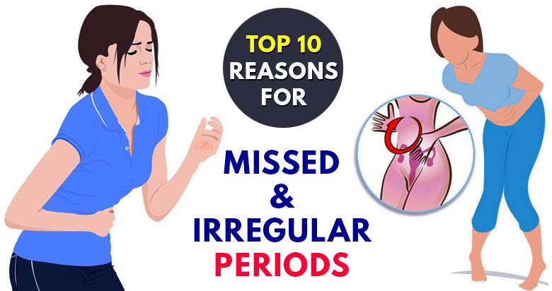 10 Most Common Causes of Missed and Irregular Periods!