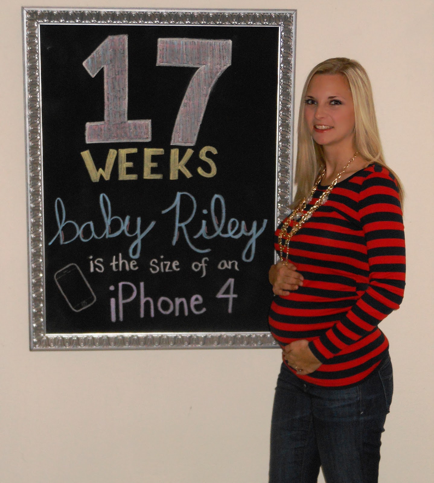 17 weeks pregnant weight gain
