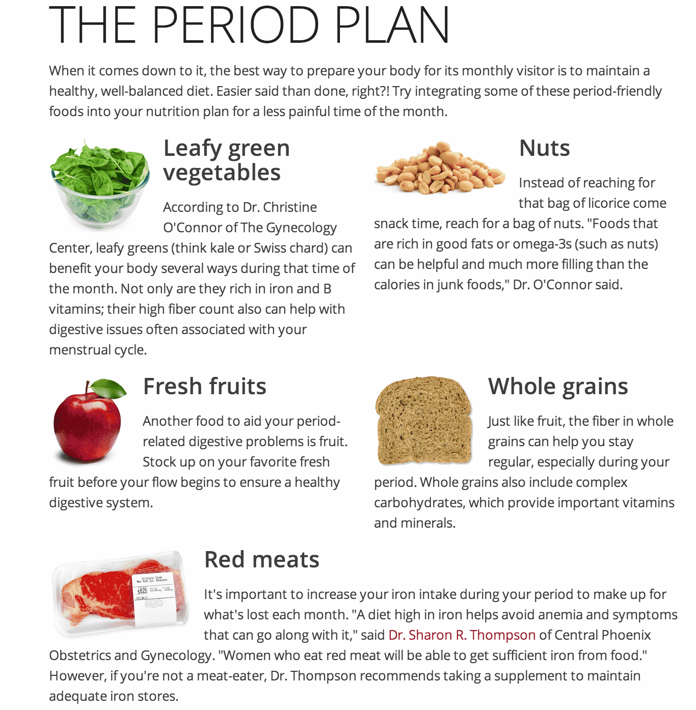 5 Foods you should eat during your period http://www.sheknows.com ...