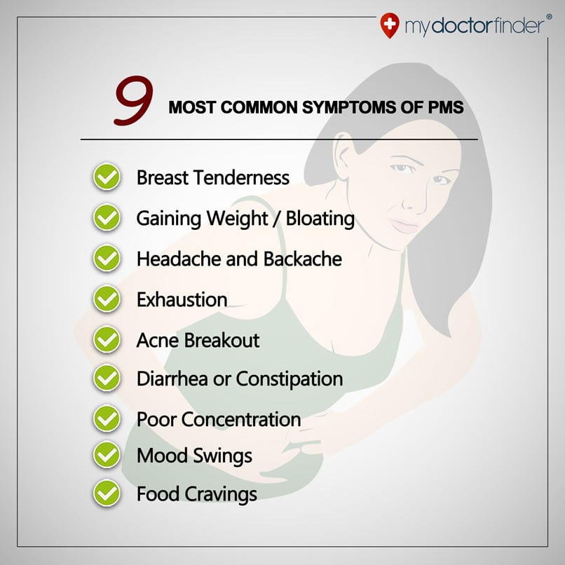9 Most Common Symptoms of PMS