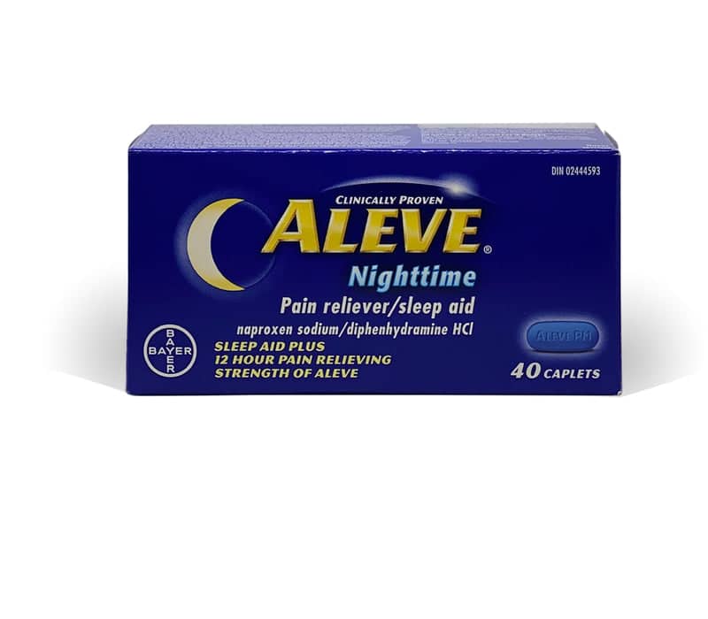 Aleve Nighttime 40 capsules  CanOutlet.com