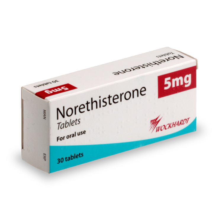 Buy Norethisterone Online, 5mg Tablets
