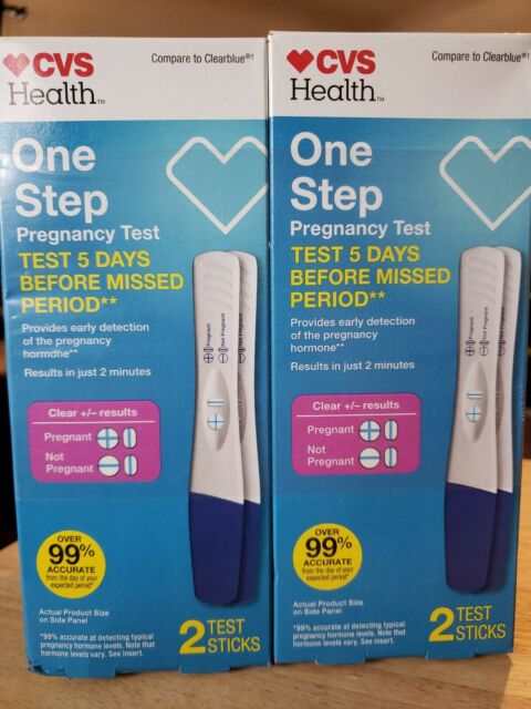 CVS One Step Pregnancy Test 5 Days Before Missed Period ...