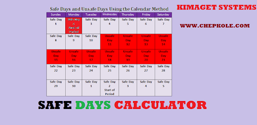 Download Safe Days Calculator APK for Android (Free)