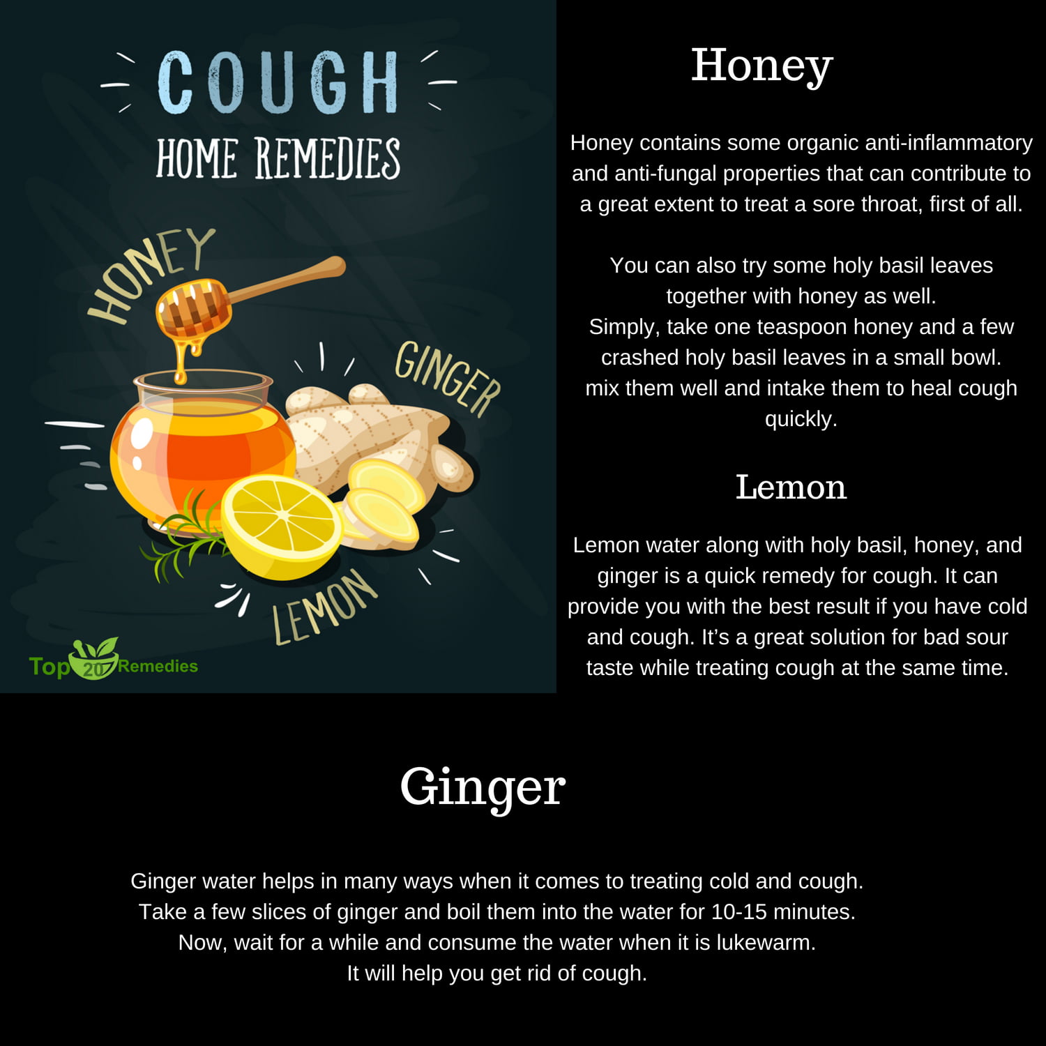Effective home remedies for cough and phlegm