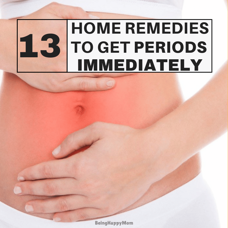 Home Remedies To Induce Periods