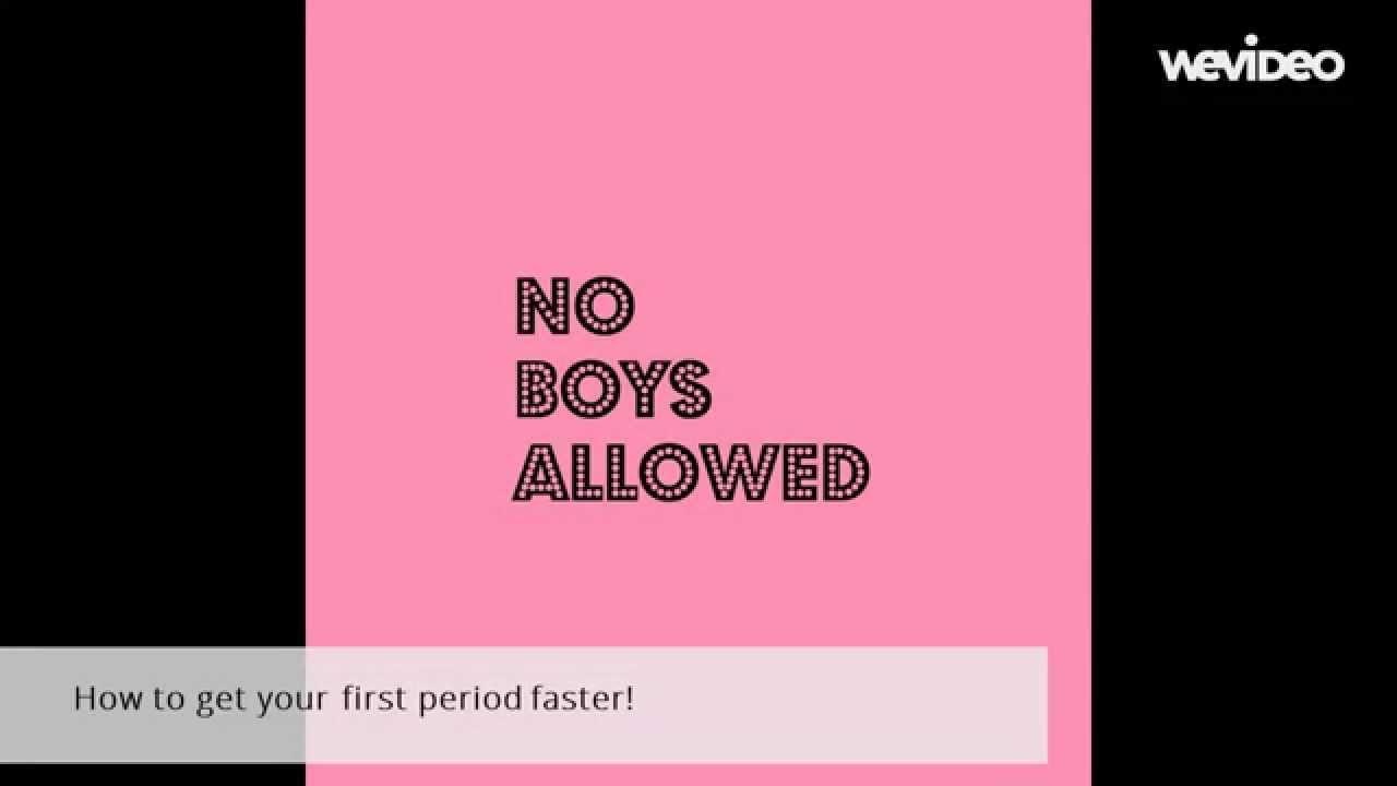 How to get your first period faster...scientifically proven! (Actually ...
