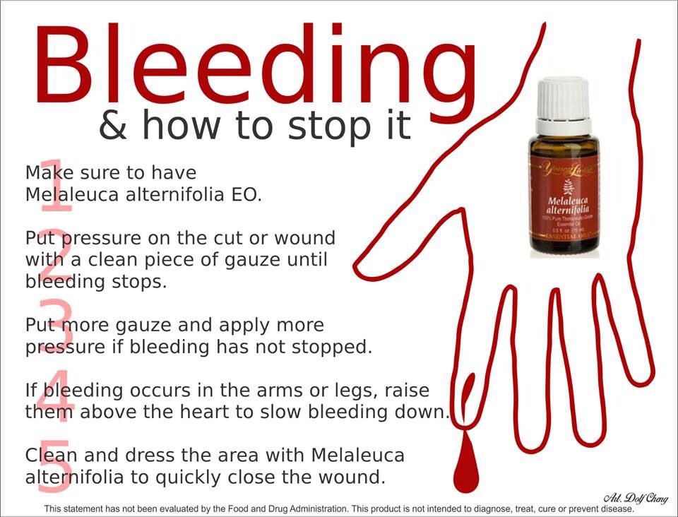 How to stop bleeding?