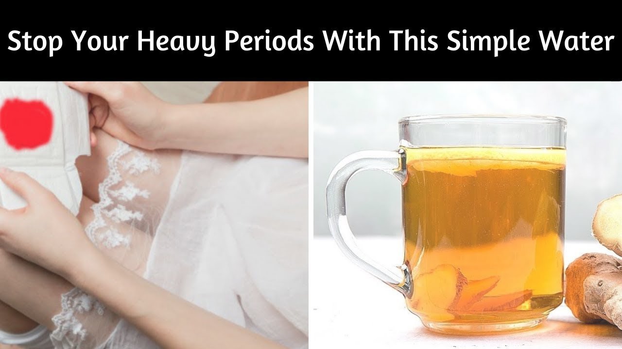 How To Stop Heavy Periods Naturally With One Ingredient ...