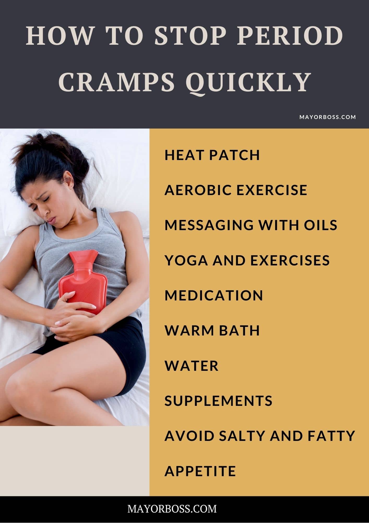 How To Stop Period Cramps Quickly