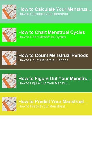 Menstrual Calendar In this App you can see this topic. 1. How to ...