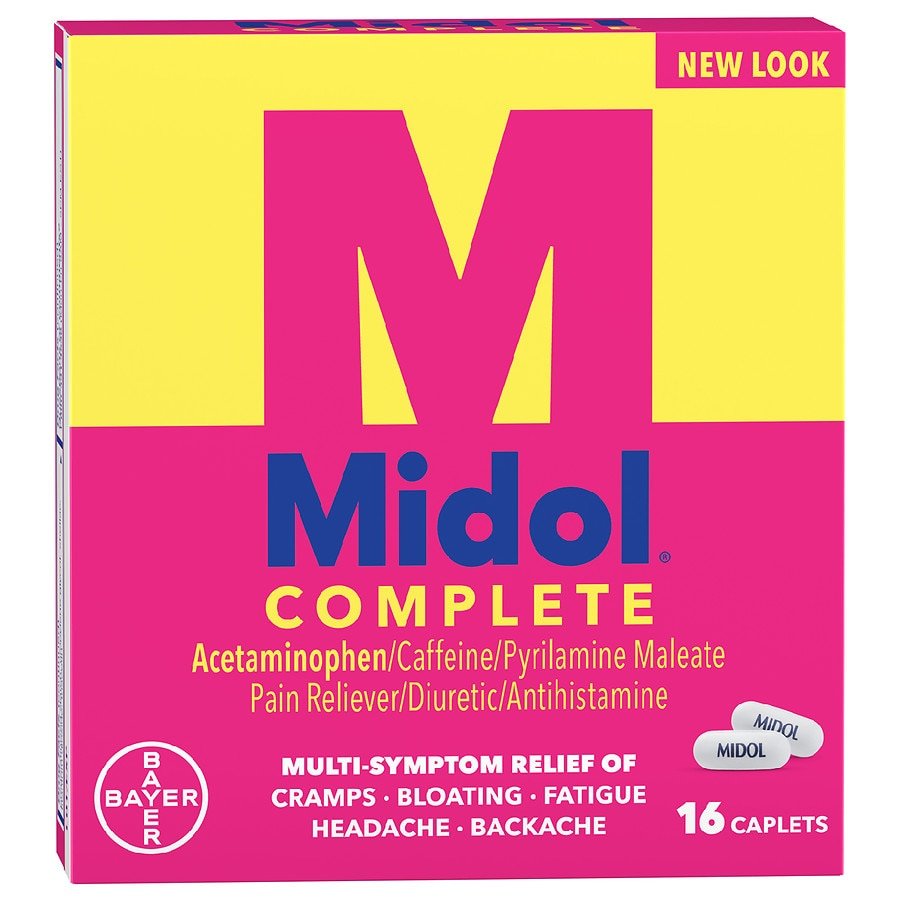 Midol Complete Menstrual Pain Relief Caplets