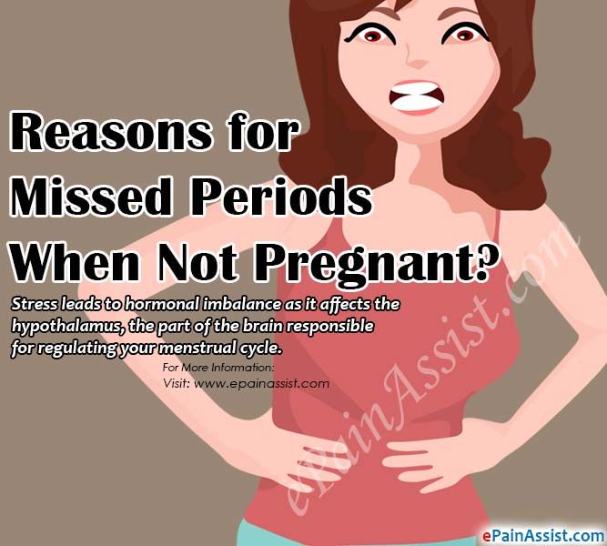 What Causes Your Period To Be Late If Not Pregnant