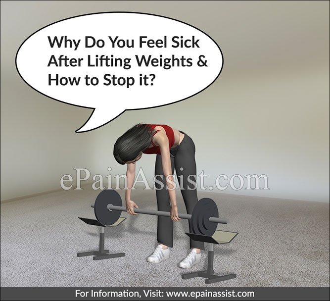 Why Do You Feel Sick After Lifting Weights &  How to Stop it?